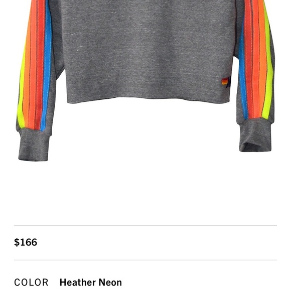 Aviator Nation Bolt Cropped Classic Sweatshirt - Picture 4 of 4